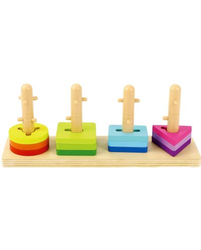 Образователен комплект Tooky Toy - Монтесори, 48 части - 6