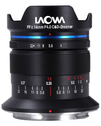 Обектив Laowa - FF II, 14mm, f/4.0 C&D-Dreamer, за Nikon Z - 1