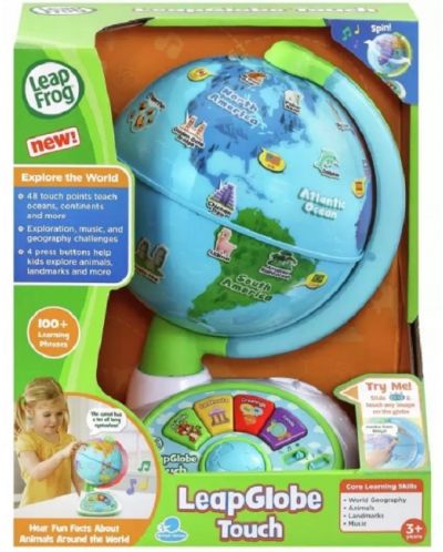 Образователна играчка Vtech - Интерактивен глобус (на английски език) - 1