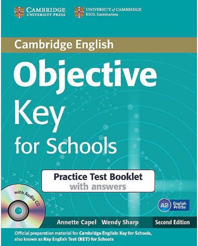 Objective Key for Schools Practice Test Booklet with Answers with Audio CD - 1