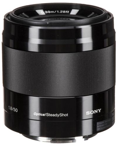 Обектив Sony - E, 50mm, f/1.8 OSS, Black - 1