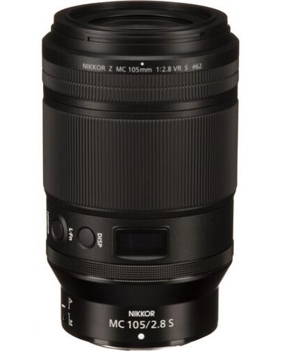 Обектив Nikon - Nikkor Z MC, 105mm, f/2.8, VR S - 1