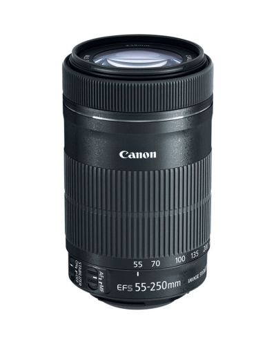 Обектив Canon EF-S 55-250mm f/4-5.6 IS STM - 1