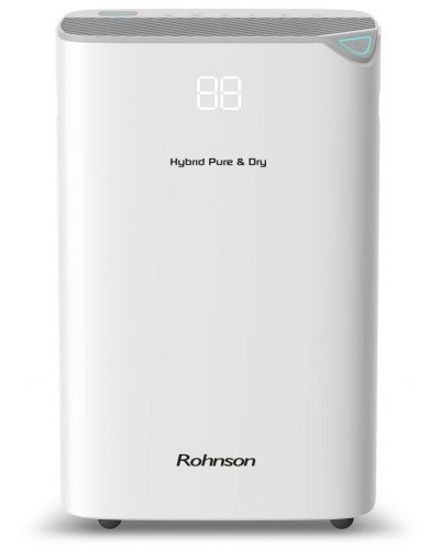 Обезвлажнител Rohnson - R-91020, 2.8 l, 293W, бял - 1