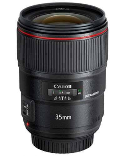 Обектив Canon - EF 35mm, f/1.4L II USM, черен - 1