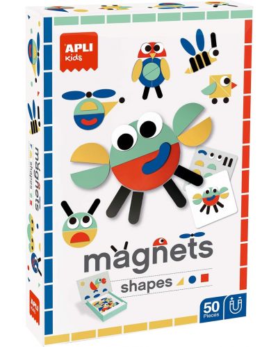 Образователна магнитна игра Apli Kids - Фигури - 1