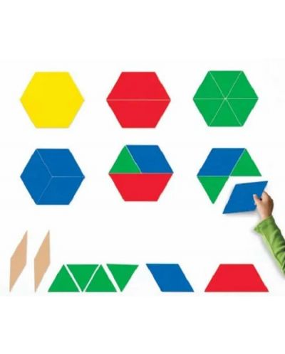 Образователен комплект Educational Insights - Основни геометрични фигури - 2