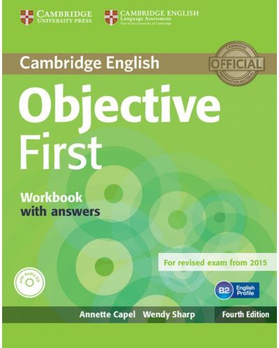 Objective First 4th Edition Workbook with Answers (учебна тетрадка с отговори и Аudio CD) - 1