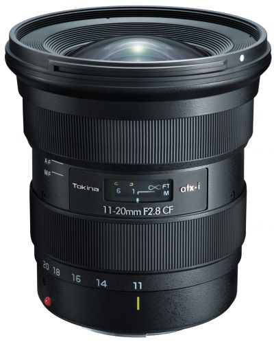 Обектив Tokina - atx-i, 11-20mm PLUS, f/2.8 CF CEF, за Canon EF - 1
