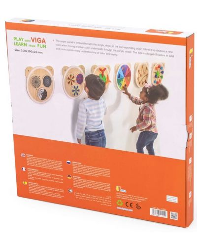 Образователна игрaчка Viga - Смесване на цветове - 4