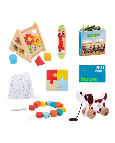 Образователен комплект Tooky Toy - Монтесори, 25 части - 2