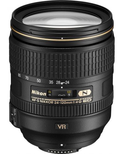 Обектив Nikon - AF-S Nikkor, 24-120mm, f/4G ED VR - 1