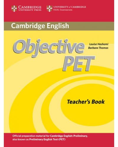 Objective PET Teacher's Book - 1