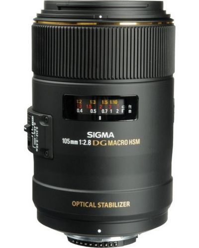 Обектив Sigma - 105mm, F2.8, EX DG OS HSM Macro, Nikon F - 2