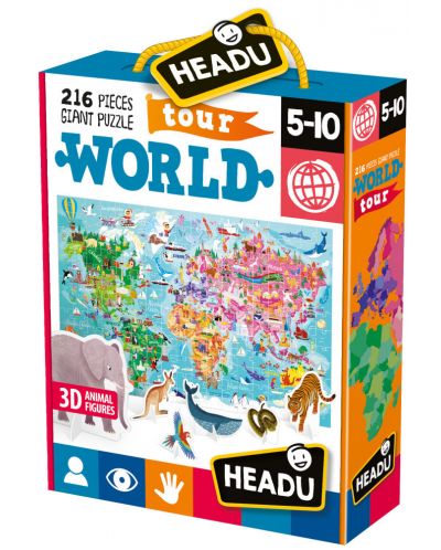 Образователен комплект Headu - Обиколка на света - 1