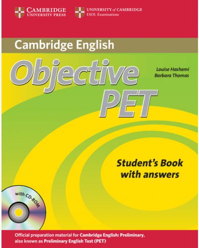 Objective PET Student's Book with answers with CD-ROM - 1