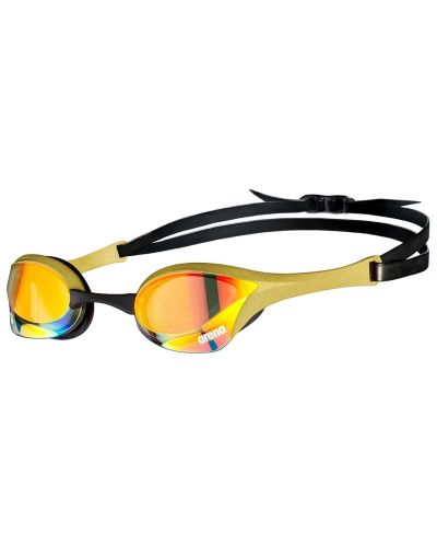 Очила за плуване Arena - Cobra Ultra Swipe Mirror, жълти/черни - 1