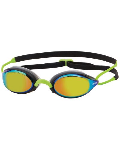 Очила за плуване Zoggs - Fusion Air Titanium, черни/зелени - 1