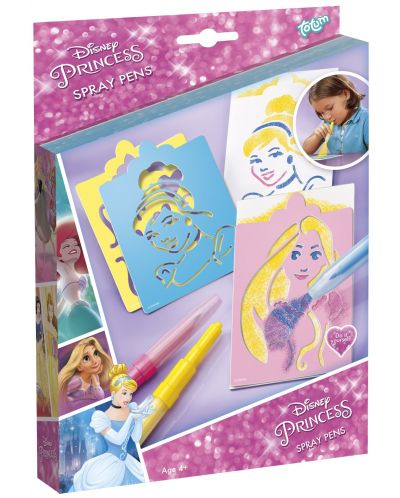 Творчески комплект Totum Disney Princess  - Оцвети сам, Шаблони на Дисни принцеси - 1
