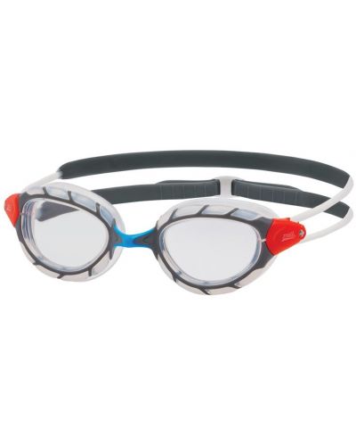 Очила за плуване Zoggs - Predator, сиви/бели - 1