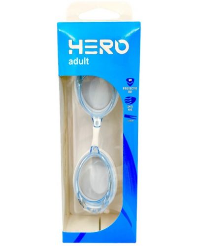 Очила за плуване HERO - Flash, бели/сини - 3