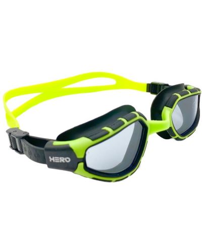 Очила за плуване HERO - Fit Senior, зелени/черни - 1