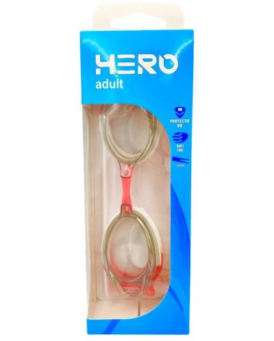Очила за плуване HERO - Flash, бели/розови - 3