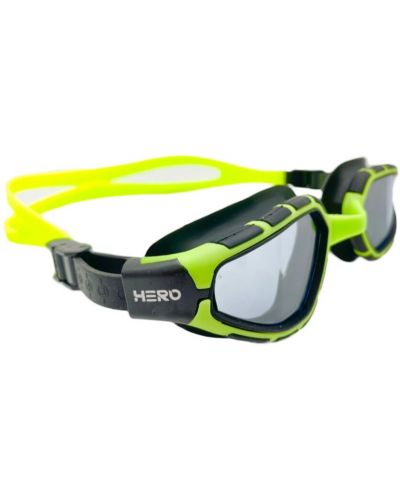 Очила за плуване HERO - Fit Senior, зелени/черни - 3