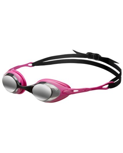 Очила за плуване Arena - Cobra Mirror, розови/черни - 1