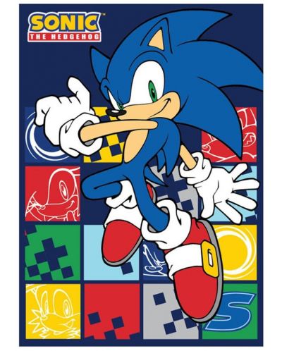 Одеяло Sega Games: Sonic the Hedgehog - Sonic the Hedgehog - 1
