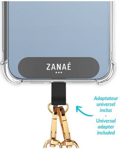Огърлица за смартфон Zanae - Larimar, многоцветна - 3