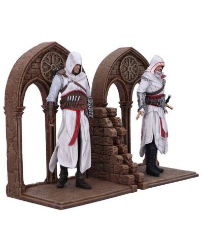Ограничител за книги Nemesis Now Games: Assassin's Creed - Altair and Ezio, 24 cm - 4