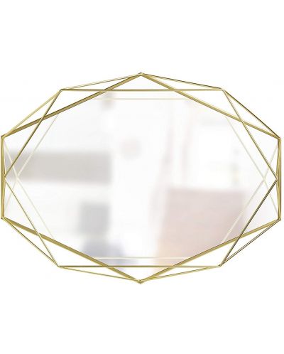 Огледало за стена Umbra - Prisma, месинг - 1