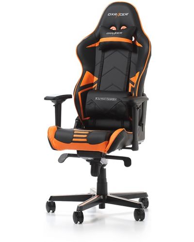 Гейминг стол DXRacer - Racing V2 OH/RV131/NO, черен/оранжев