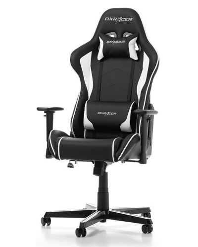 Гейминг стол DXRacer - Formula OH/FH08/NW, черен/бял