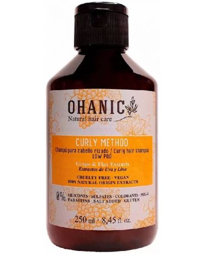 Ohanic Curly Method Възстановяващ шампоан за къдрава коса, 250 ml - 1