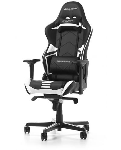 Гейминг стол DXRacer - Racing V2 OH/RV131/NW, черен/бял