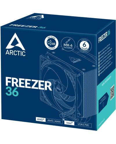 Охладител Arctic - Freezer 36, 2x120 mm - 6