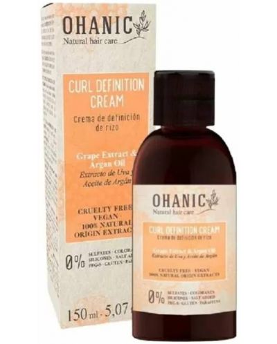 Ohanic Curly Method Крем за дефиниране на естествени и живи къдрици, 150 ml - 1