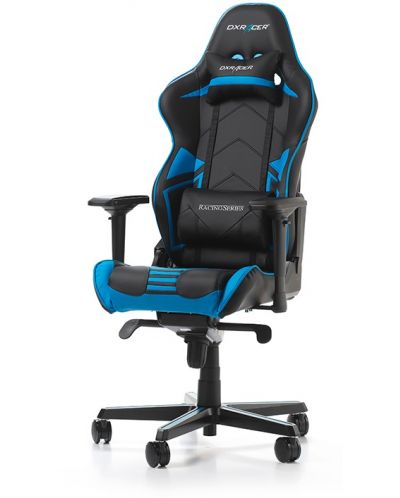 Гейминг стол DXRacer - Racing V2 OH/RV131/NB, черен/син