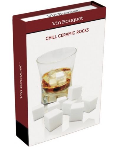 Охладители за напитки Vin Bouquet - Ceramic Rocks, 9 броя - 4