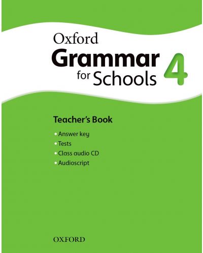 Oxford Grammar for schools 4 Teacher's book & Audio CD - Книга за учителя - 1