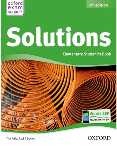 Английски език за 9 - 12. клас Solutions 2E Elementary SB - 1