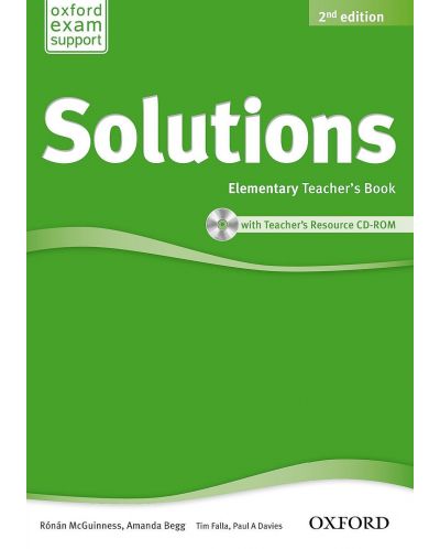 Solutions 2E Elementary Teacher's Book & CD-ROM Pack - 1