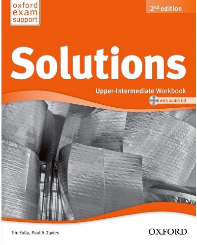 Тетрадка английски език за 9-12. кл. Solutions Upper-Intermediate WB & CD PK - 1