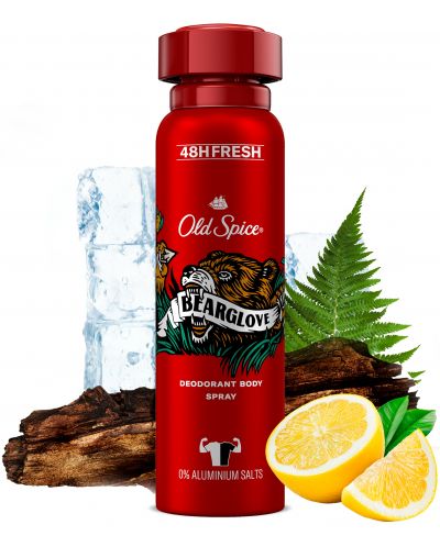 Old Spice Wild Спрей дезодорант Bearglove, 150 ml - 2