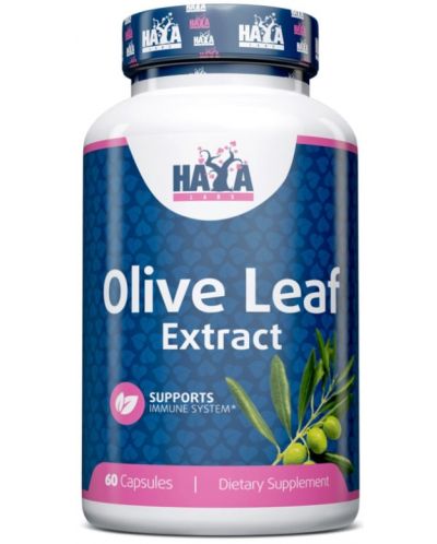 Olive Leaf Extract, 450 mg, 60 капсули, Haya Labs - 1