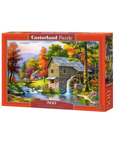 Пъзел Castorland от 500 части - Старата мелница, Сунг Ким