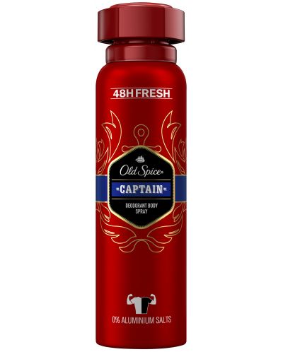 Old Spice Captain Спрей дезодорант, 150 ml - 1