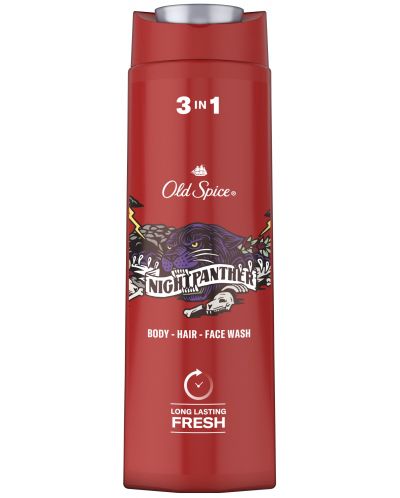 Old Spice Wild Душ гел Night Panther, 400 ml - 1